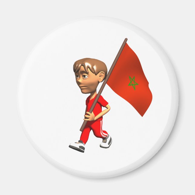 Imã Magnet Marrocos (Frente)