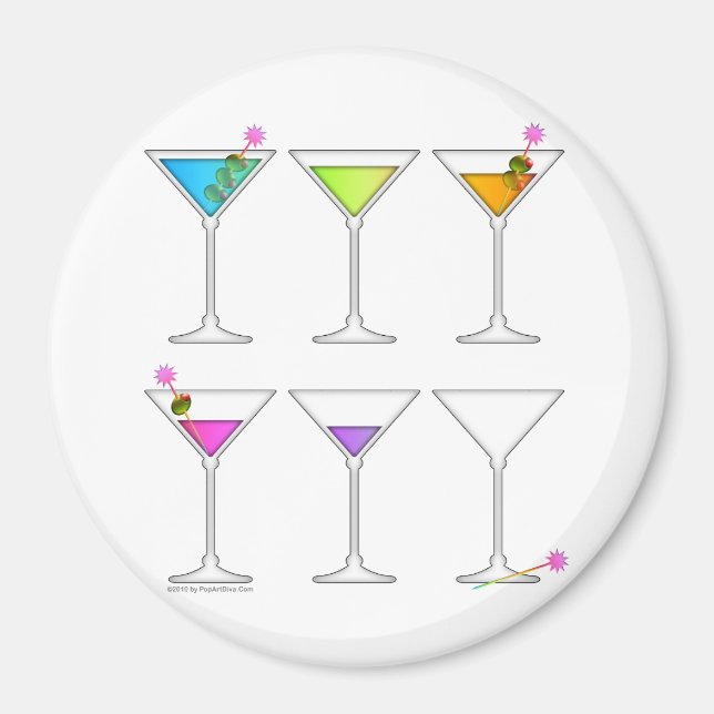 Imã Magnet - Martinis indo, indo, indo, indo (Frente)