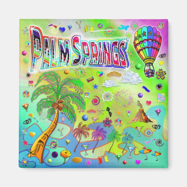 Imã Magnet Melody Eterno Palm Primavera (Frente)