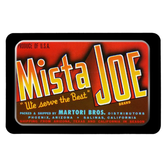 Ímã Magnet - MistaJoe, por GalleryGifts (Horizontal)