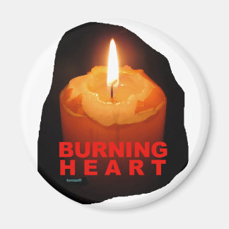 Imã Magnet mit BURNING HEART