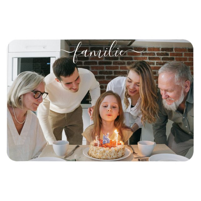 Ímã Magnet mit eigenen Fotos - Selbst Gestalten (Horizontal)