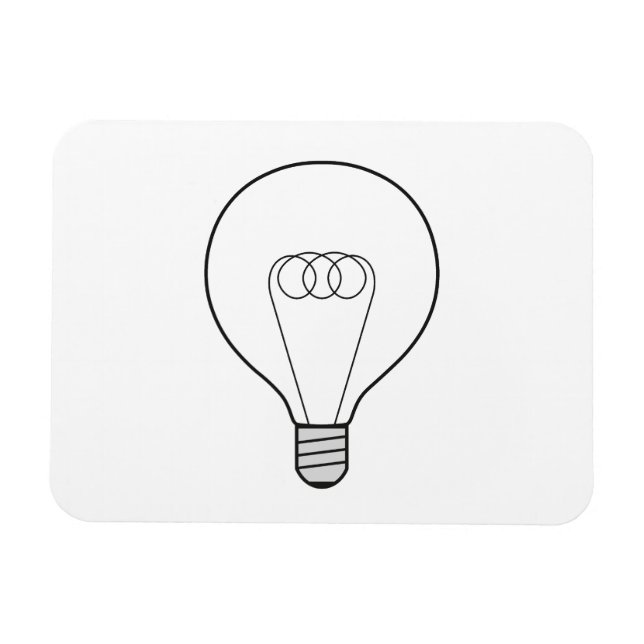 Ímã Magnet mit Glühbirne (Horizontal)