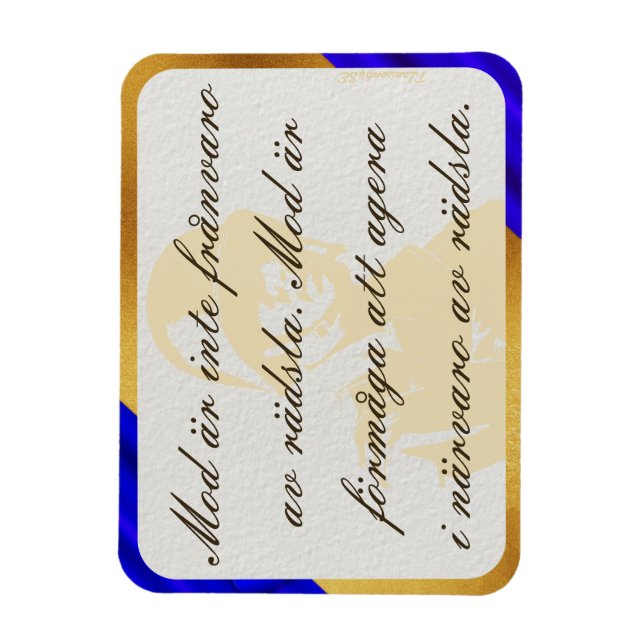 Ímã Magnet — Mod & rädsla (Vertical)