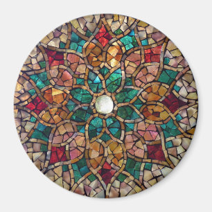 Imã Magnet Mosaico de Vidro Estreito "Autumn Star"