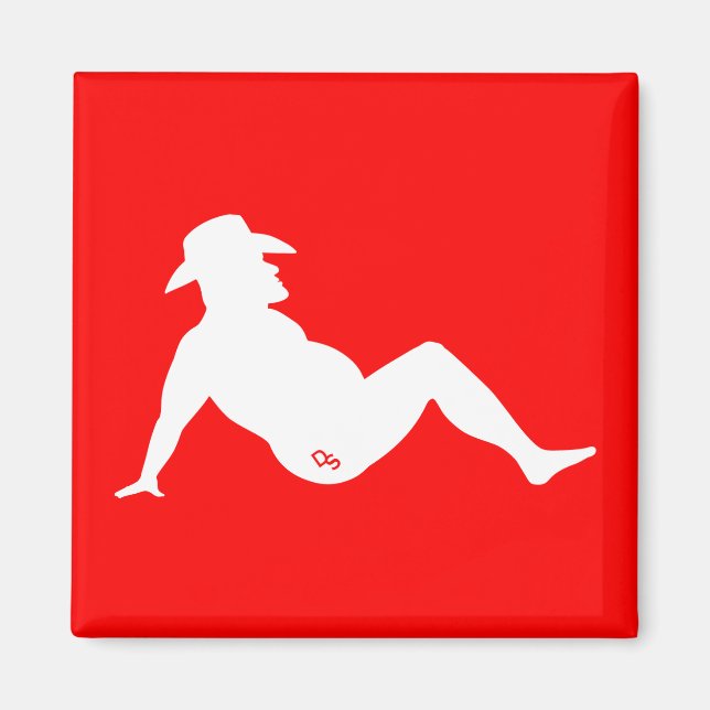 Imã Magnet Mudflap Man (Frente)