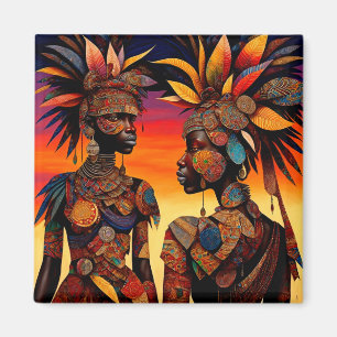 Imã Magnet Mulher Africana