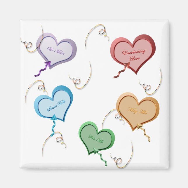 Imã Magnet Namorados Cardíaco (Frente)