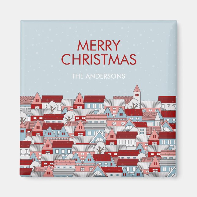 Imã Magnet Natal Holiday (Frente)