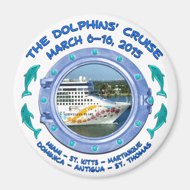 Imã Magnet - O Cruzeiro Dos Golfinhos (Frente)