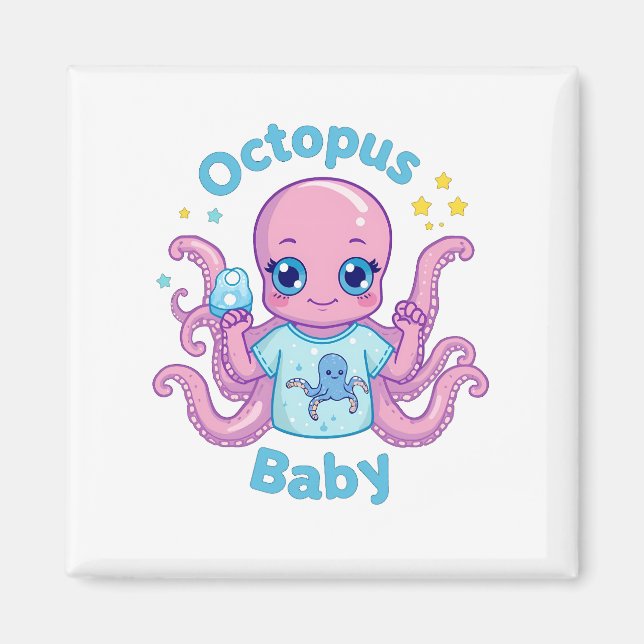 Imã Magnet Octopus Baby  (Frente)
