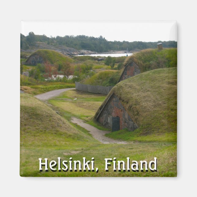 Imã Magnet of Soumenlinna Island, Helsinki, Finlândia (Frente)