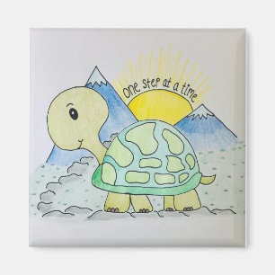 Imã Magnet "One Step at a Time"