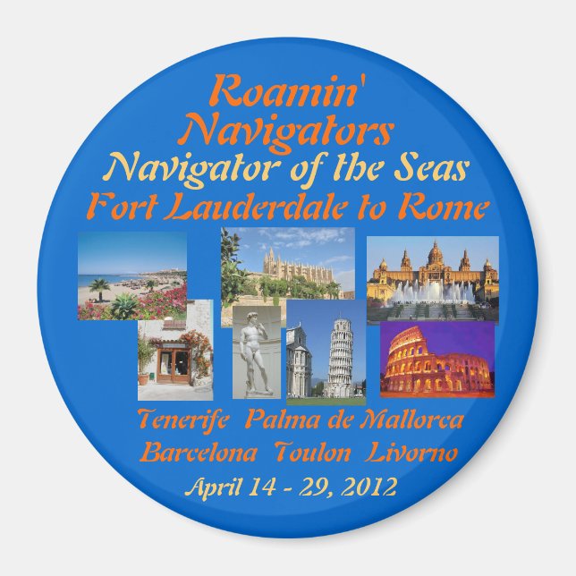 Imã Magnet OTS 2012 do Navegador primavera TA (Frente)