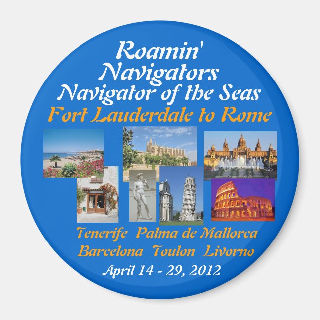 Imã Magnet OTS 2012 do Navegador primavera TA (Frente)