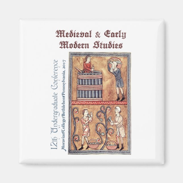 Imã Magnet para a conferência da Morávia (Frente)