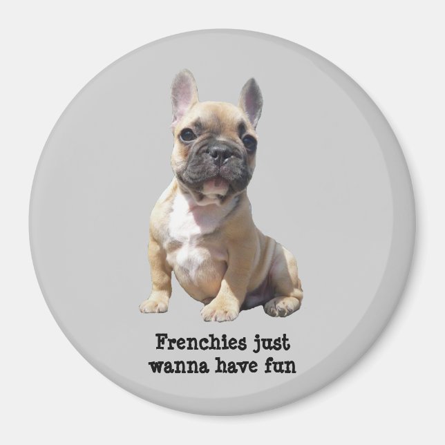 Imã Magnet para Bulldog Francês (Frente)