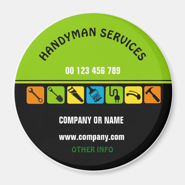 Imã Magnet para homem de mão (Frente)