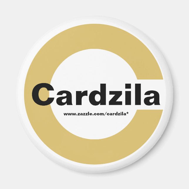 Imã Magnet para Modelo de logotipo Cardzila (Frente)
