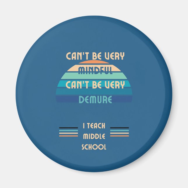 Imã Magnet para Professores do Ensino Médio (Frente)