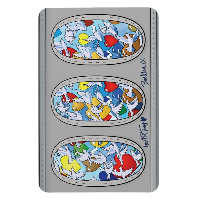 Ímã Magnet - Pássaros ao Amor (Vertical)