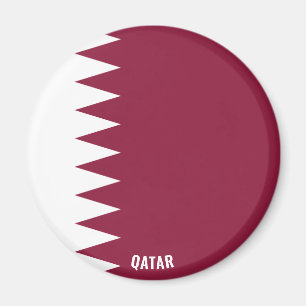 Imã Magnet Patriótico Encantador de Bandeira do Qatar