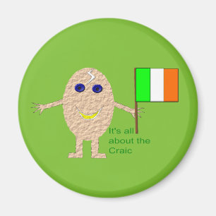 Imã Magnet Patriótico Irlandês para Ovos
