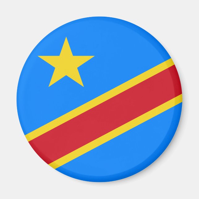 Imã Magnet, pavilhão da República Democrática do Congo (Frente)