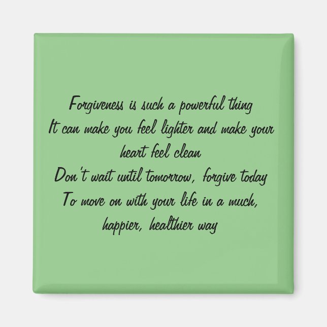 Imã Magnet perdão (Frente)