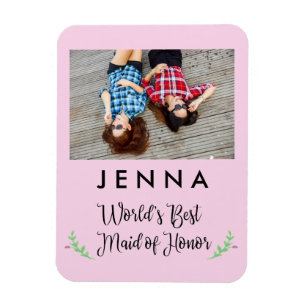 Ímã Magnet personalizado de fotos da melhor Madrinha d