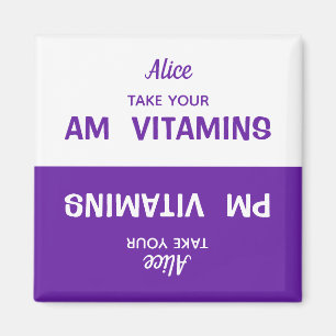 Imã Magnet Personalizado de Lembrete de Comprimidos Vi