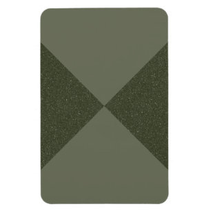 Ímã Magnet Personalizado do Padrão X Verde Moss - Pers