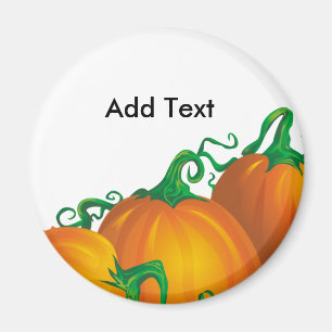 Imã Magnet Personalizável da Pumpkin do outono