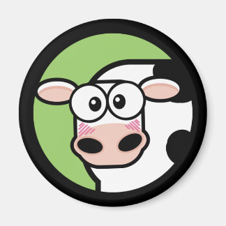 Imã Magnet Personalizável de Vaca de Cartoon