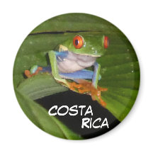 Magnet Personalizável do Sapo de Olhos Vermelhos