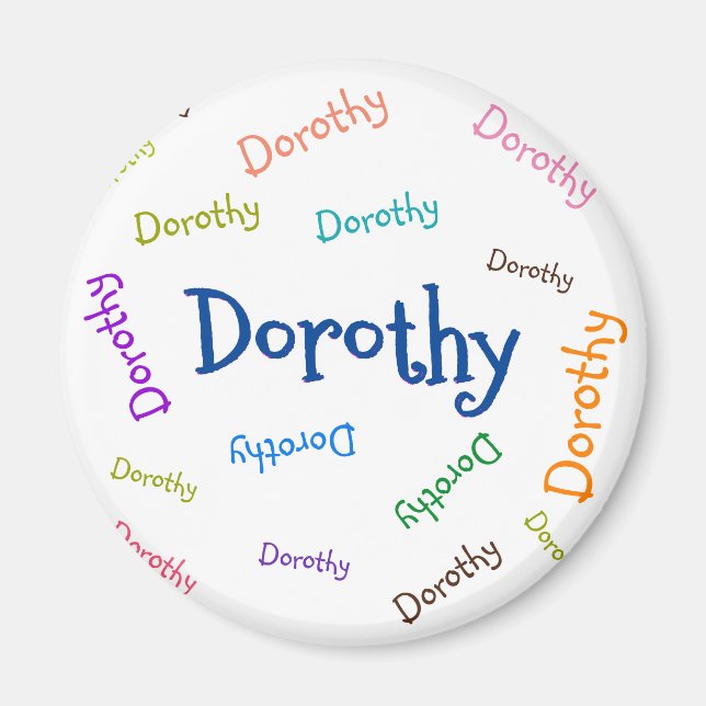 IMÃ MAGNET PESSOAL, NOME DO FILHO, PARA CRIANÇAS (Frente)