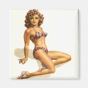 Imã Magnet - Pin=up Girl