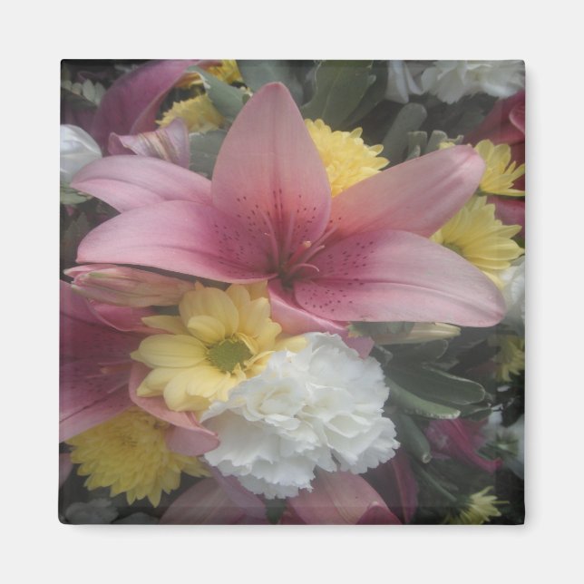 Imã Magnet Pink Lily Beauty (Frente)