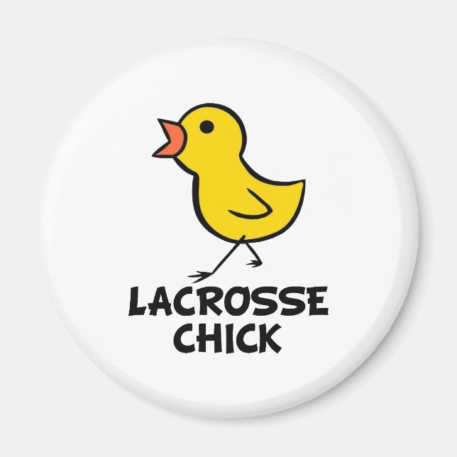 Imã Magnet Pintinho de Lacrosse (Frente)