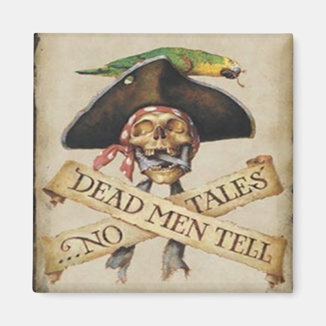 Imã Magnet Pirata do morto (Frente)