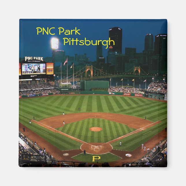 Imã Magnet-PNC Park Pittsburgh à noite (Frente)