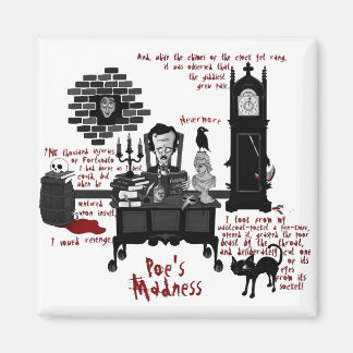 Imã Magnet 'Poe's Madness' (Versão 2)
