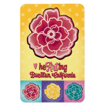 Magnet - Pop Rosas - Buellton.Art