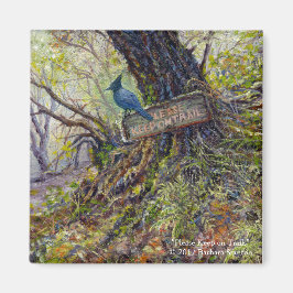 Imã Magnet "Por favor, mantenha-se em trilhas"