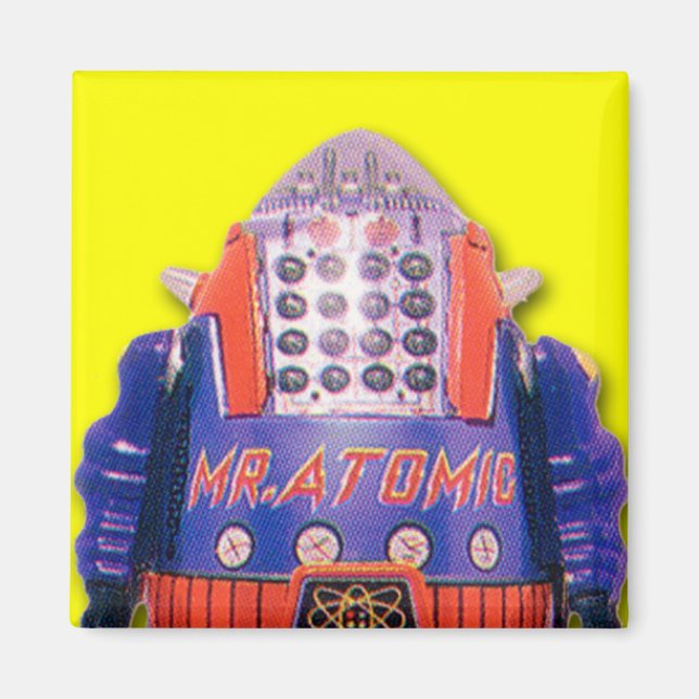 Imã Magnet Praça Robô Atômico (Frente)