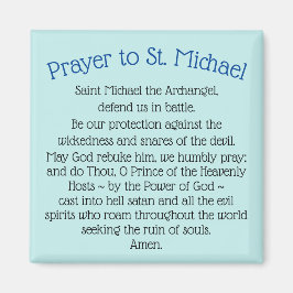 Imã Magnet Prayer para Santo Michael o Arcanjo