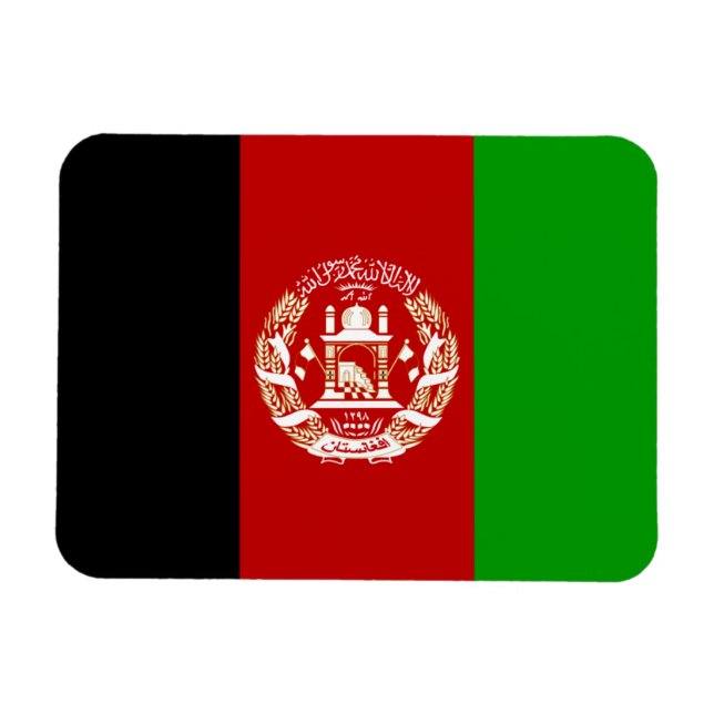 Ímã Magnet Premium do Afeganistão (Horizontal)