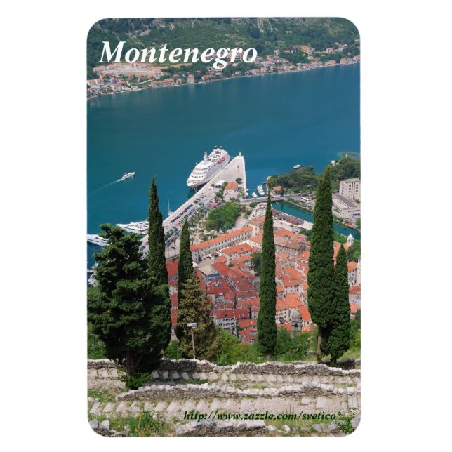 Ímã Magnet Premium do Montenegro (Vertical)