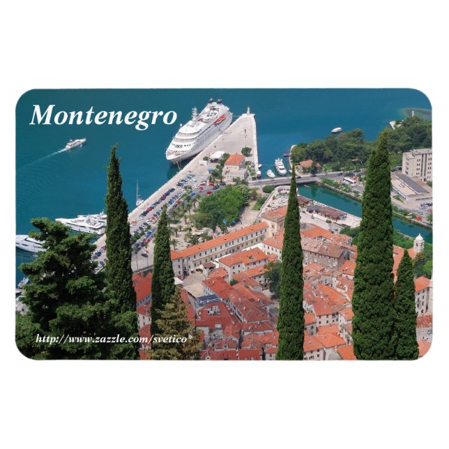 Ímã Magnet Premium do Montenegro (Horizontal)