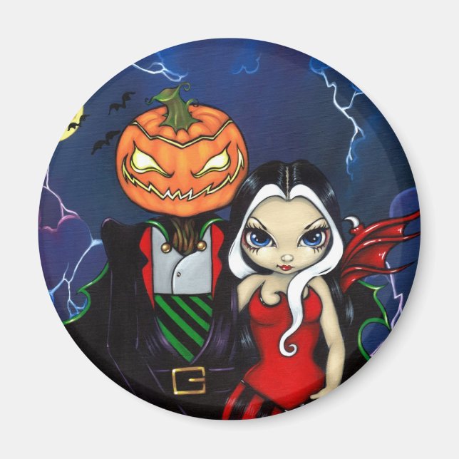Imã Magnet "Pumpkin King's Night Out" (Frente)